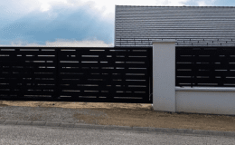 lamellás kerítés Győr